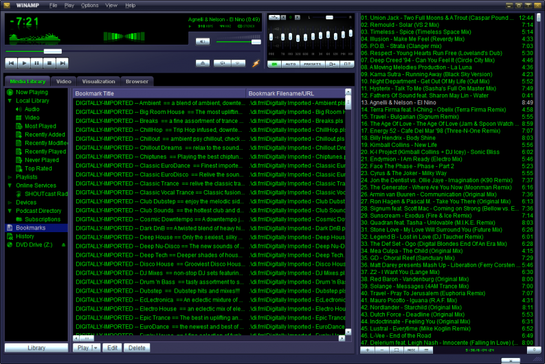 Winamp достоинства и недостатки