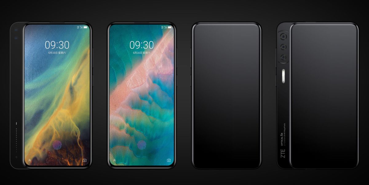 ZTE запантетовали новый смартфон без рамок и разъемов